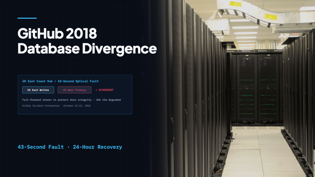 Các tủ rack server tại NERSC trong ảnh minh họa do Derrick Coetzee chụp; không phải thiết bị của GitHub.