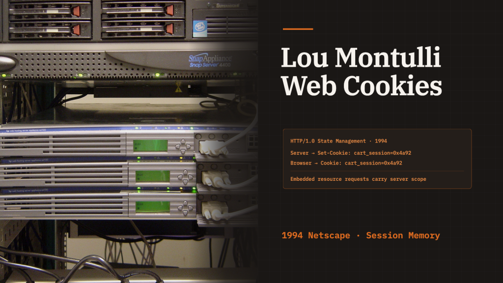 Một tủ máy chủ web với cáp mạng và đèn báo, dùng để minh họa hạ tầng web.