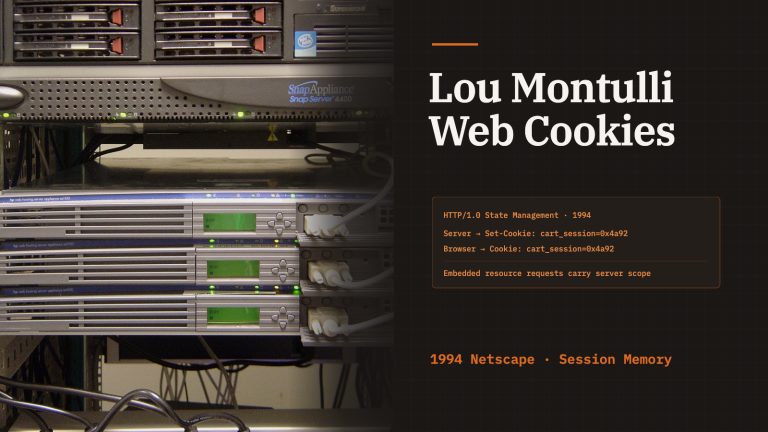 Một tủ máy chủ web với cáp mạng và đèn báo, dùng để minh họa hạ tầng web.