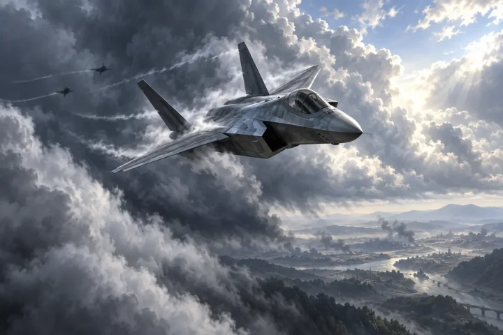 Ace Combat 8: Wings of Theve làm mới không chiến arcade bằng thời tiết động