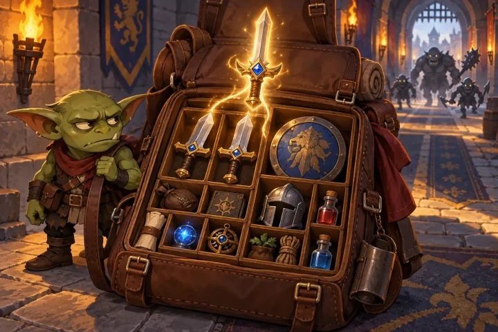 Backpack Stars kết hợp ghép vật phẩm với hành trình roguelike nhàn rỗi