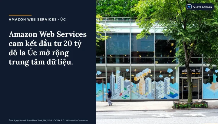 Ảnh tư liệu: Amazon Web Services (Ajay Suresh from New York, NY, USA · CC BY 2.0 · Wikimedia Commons)
