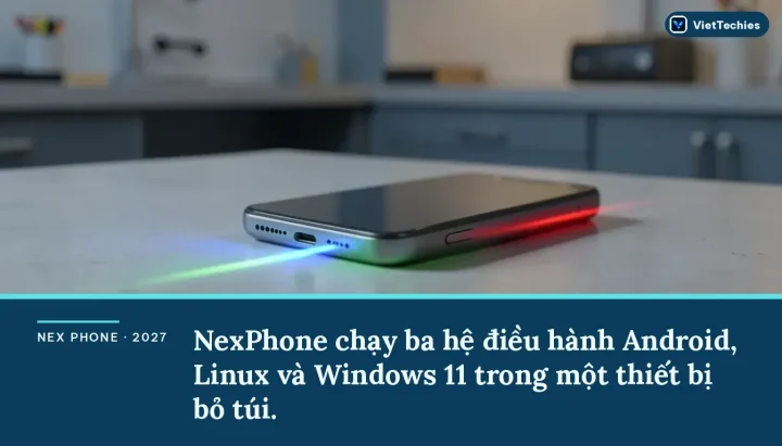 Thiết bị bỏ túi NexPhone hoãn sang đầu năm 2027 do cập nhật phần cứng và phần mềm