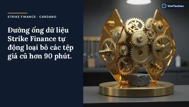 Strike Finance · Cardano: Đường ống dữ liệu Strike Finance tự động loại bỏ các tệp giá cũ hơn 90 phút.