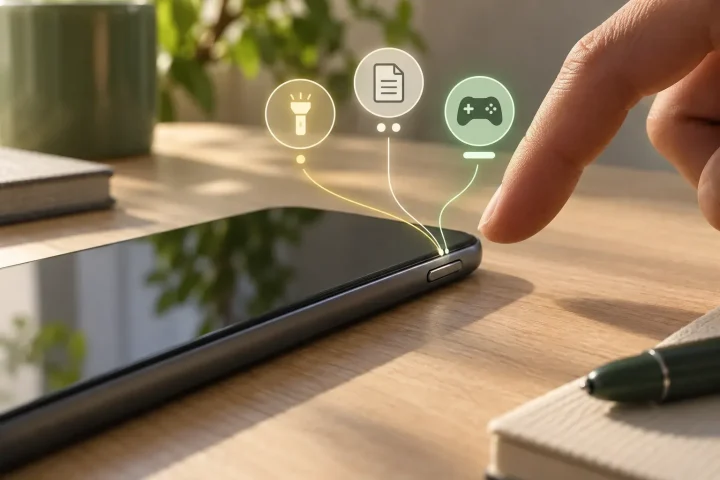 Nút AI trên HONOR 600 Pro có thể trở thành phím tắt với ba kiểu cử chỉ