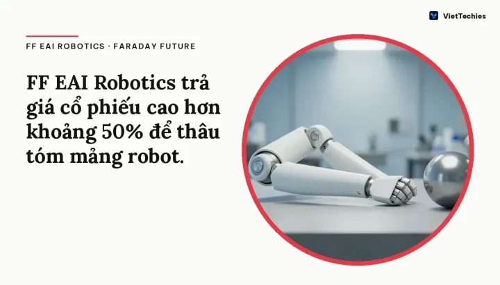 FF EAI Robotics thâu tóm mảng robot của Faraday Future với thương vụ 200 triệu USD