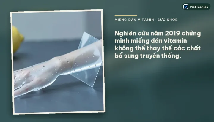 Khoa học đằng sau miếng dán vitamin: Liệu sản phẩm chăm sóc sức khỏe này có thực sự hiệu quả?