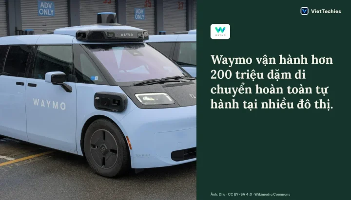 Waymo chính thức mở dịch vụ xe tự hành hoàn toàn cho tất cả mọi người tại ba thành phố