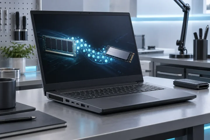 Thunderobot AI Master M7000 trang bị Ryzen AI Max+ 395, bộ nhớ lưu trữ tối đa 8 TB