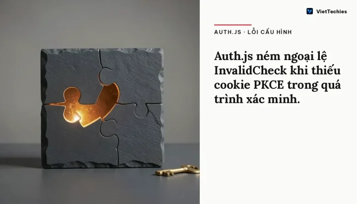 Điều tra lỗi cấu hình Auth.js và cookie PKCE