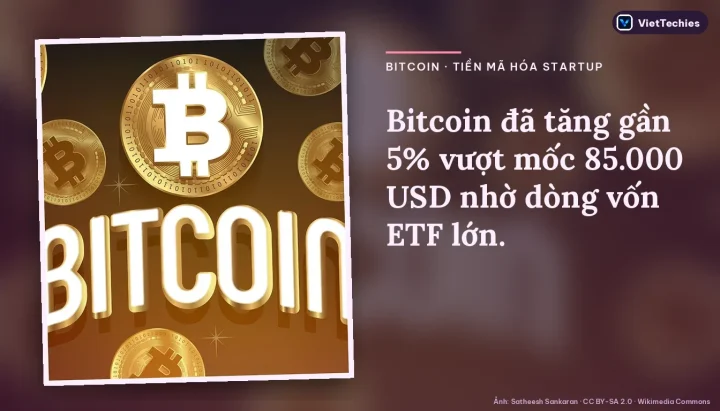 Ảnh tư liệu: Bitcoin (Satheesh Sankaran · CC BY-SA 2.0 · Wikimedia Commons)