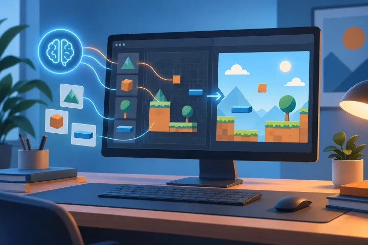 SOON của JIYI dùng AI biến ý tưởng game thành dự án 2D có thể chơi