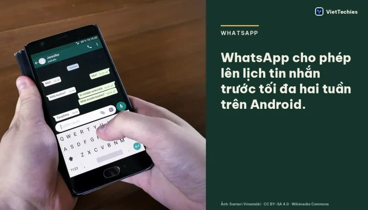 Ảnh tư liệu: WhatsApp (Santeri Viinamäki · CC BY-SA 4.0 · Wikimedia Commons)