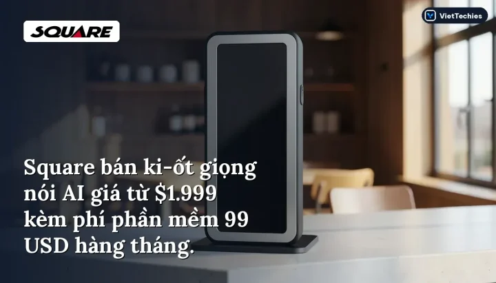 Square ra mắt ki-ốt chủ lực tích hợp tính năng đặt món bằng giọng nói agentic AI