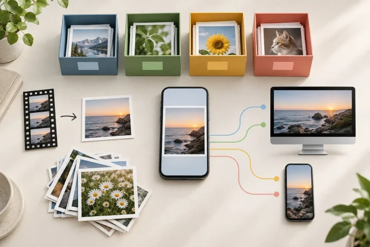 Apple Photos trên iOS 27 bổ sung xếp hạng, từ khóa và mở rộng tính năng chia sẻ
