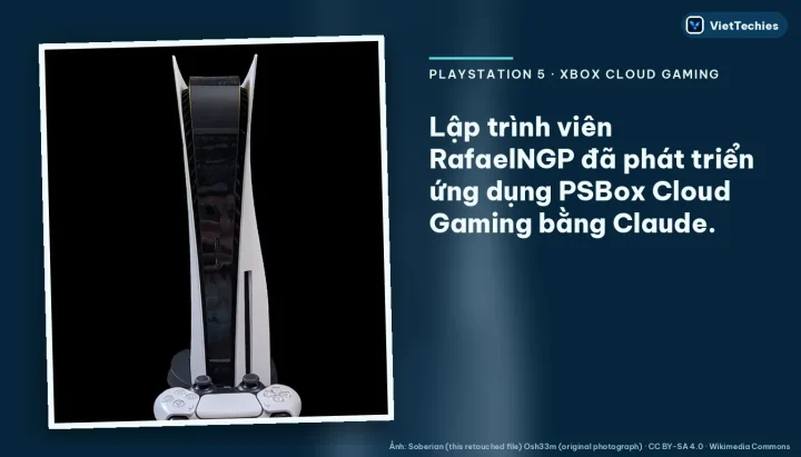 Ứng dụng Homebrew mang Xbox Cloud Gaming và tính năng nâng độ phân giải lên PS5 đã jailbreak