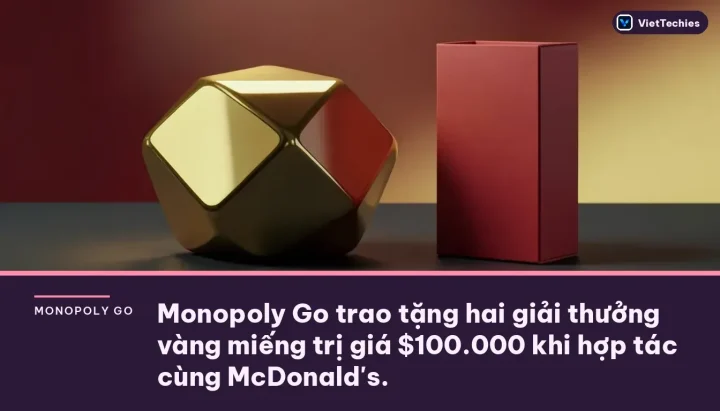 Monopoly Go tái hợp tác với chương trình khuyến mãi của McDonald’s cùng phần thưởng số mới