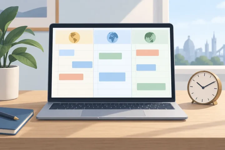 Google Calendar trên web bổ sung múi giờ thứ ba
