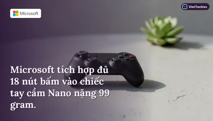 Microsoft ra mắt tay cầm Xbox Nano bỏ túi dành cho chơi game di động và đa thiết bị